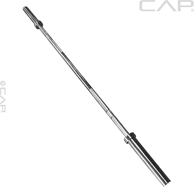 CAP Barbell 2-Inch Olympic Barbell Bars | 5 ft, 6 ft, & 7 ft | Multiple Options