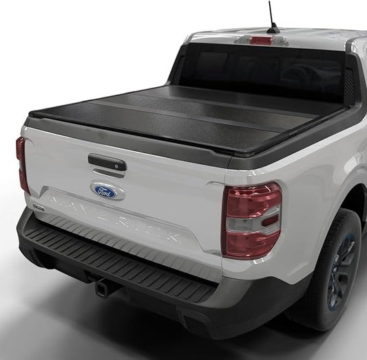 Hard Folding Truck Bed Tonneau Cover|HTF037|Fits 2022-2026 Ford Maverick 4' 6" Bed (54.4")