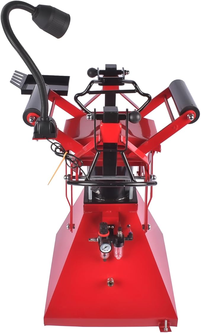 Tire Spreader Changer with Light Tire Repair Machine Wheel Patching Plug Tool for 4-15" Wide Auto Tire Repair