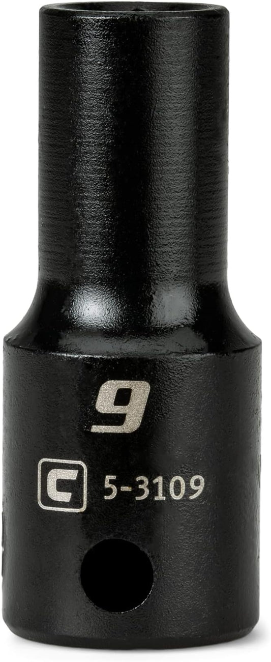 Capri Tools 3/8 in. Drive 9 mm Semi-Deep Impact Socket