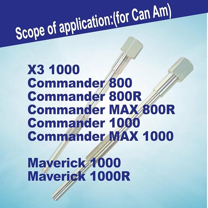 Hardened Primary Clutch Puller Tool for Can-Am Commander, Maverick, Outlander, Renegade(Two models M12 × 1.75/M14 × 1.5)