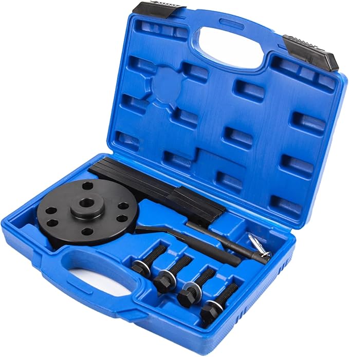 Wostore Cam Timing Tool Kit 3163021 with Jake Brake Adjustment Tool 3163021 7MM Feeler Gauge Compatible with Cummins ISX ASX X15 Engine (2007-2017), 3163020 Crank Pin and 3163069 Puller(16PCS)