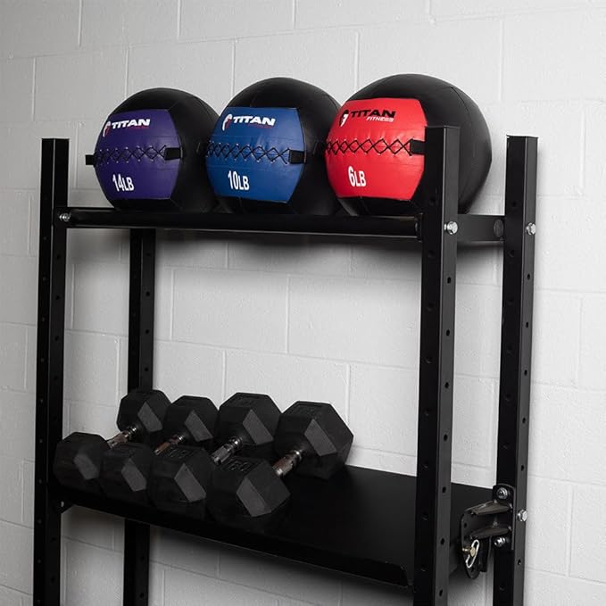 Titan Fitness Soft Leather Medicine Wall Ball Durable, Endurance, Cardio, Core Strength