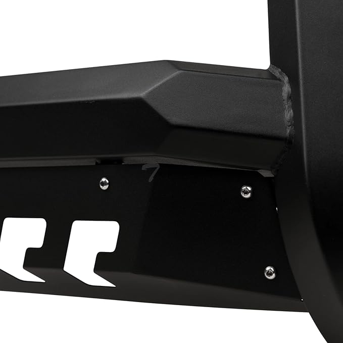 7422450597535 Compatible with 2021-2024 Dodge Ram 1500 TRX / 2019-2025 1500 Rebel Matte Black AVT Style Angular Bull Bar Guard with Skid Plate