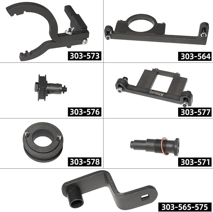 DPTOOL Camshaft Timing Tool Kit Compatible with Ford Land Rover Explorer Mustang Ranger Mercury Mountaineer Mazda 4.0L 4015CC SOHC V6 8 Pieces