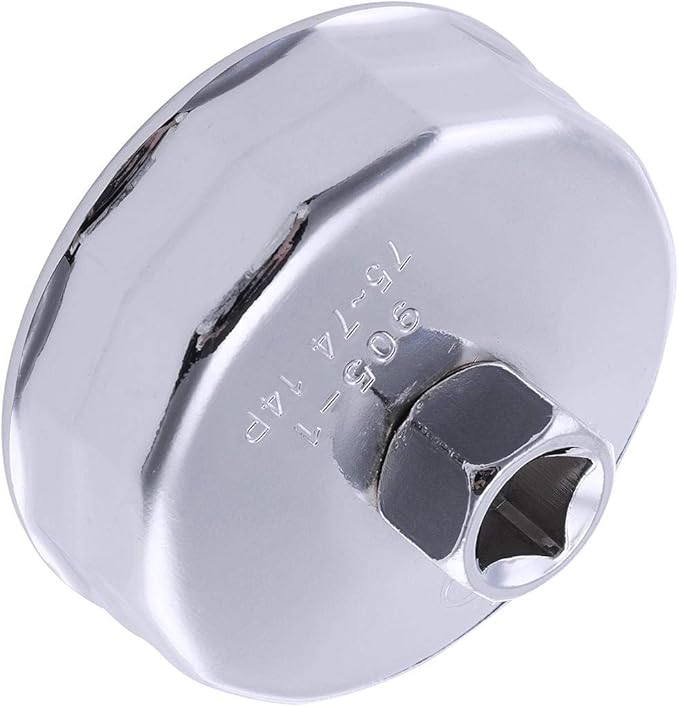 74mm 14 Flutes Oil Filter Socket Wrench Cup Cap Removal Tool for Audi Toyota VW