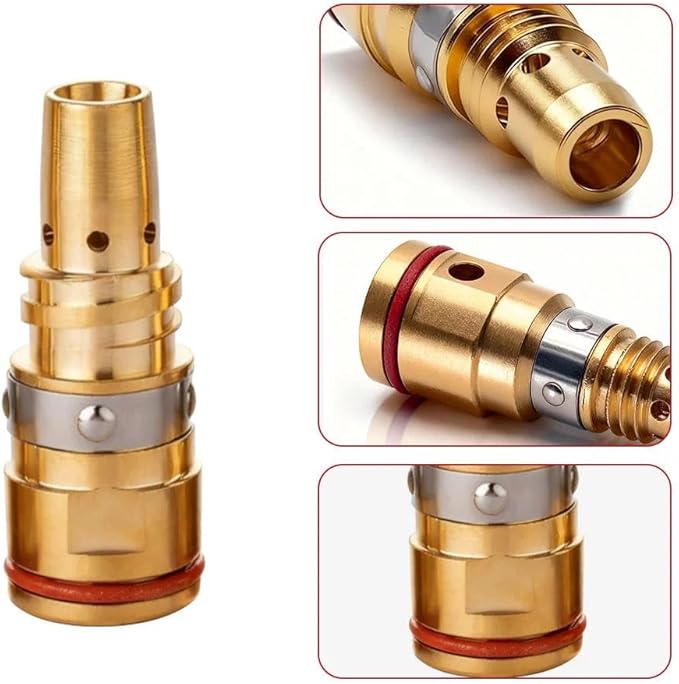 5-PK Gas Diffuser D-MA250 Replacement for Miller AccuLock MDX-250 AccuLock S Mig Guns Millermatic 212,235,250,251,252,255 Mig Welder