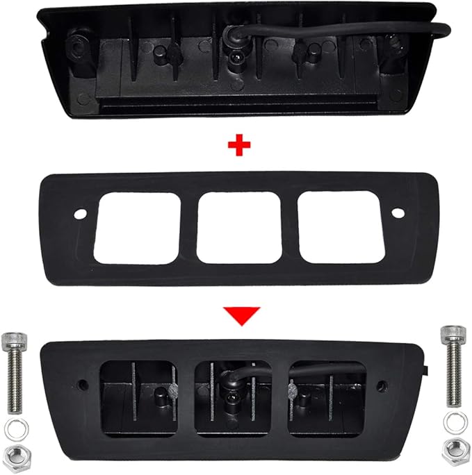 Raycharm 9" RV Exterior LED Scene Lighting Fixture, 40° Down Angle Flood Beam, 6000K Cool-White, 12V/24V DC, High Lumen Output Low Current Draw, Aluminum Housing Black Finish, 1-Pack