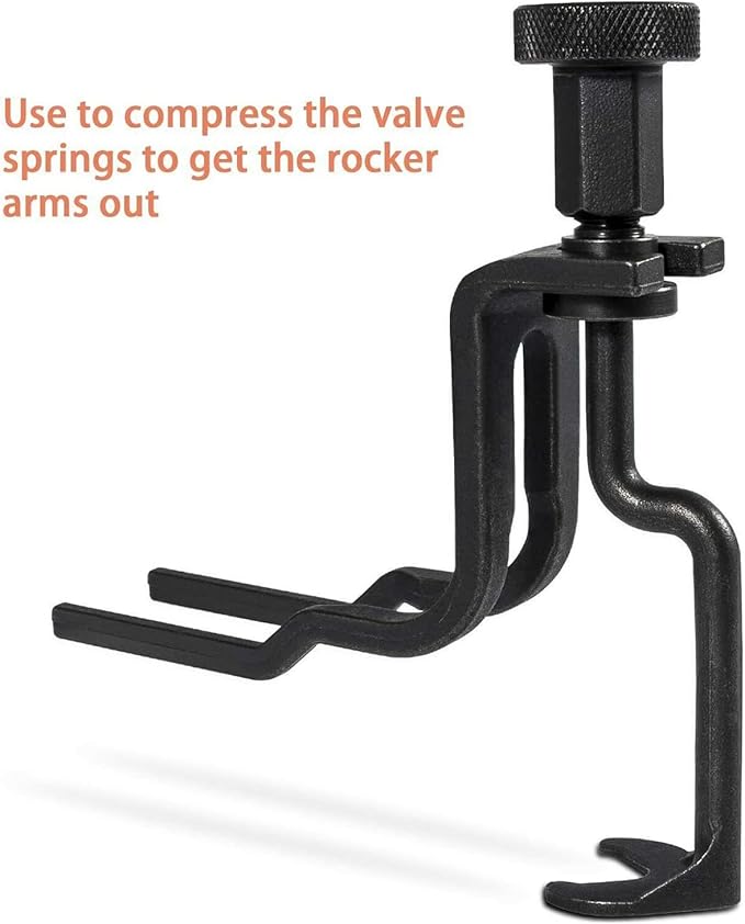 Valve Spring Compressor Tool For Ford 4.6L 5.4L 6.8L 3V Engines - Service Camshafts, Valve Springs, Valve Seals, Retainers, Rocker Arm Remover, Similar to OTC 6684