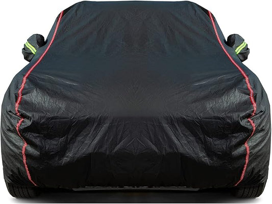 Breathable New Material, Waterproof Car Cover, Locks and Zipper Doors, Sunscreen Waterproof UV Prevention Snowproof Wind and Windproof,Suitable for Indoor Outdoor,for Sedan (205" to 216") B5