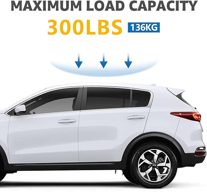 Roof Rack Cross Bars Compatible with Kia Sportage 2017-2021, Adjustable Aluminum Heavy Duty 300 LBS Anti-Theft Lock Cargo Carrier Rooftop Crossbar Accessories for Bike, Basket, Snowboard, Luggage