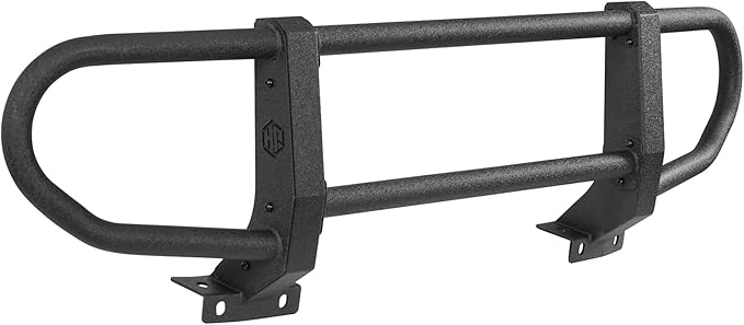 Hooke Road Bronco Front Brush Grille Guard Full-Width Push Bull Bar for 2021-2025 Ford Bronco 2 or 4 Doors (ONLY for Models with Factory Modular Steel Front Bumper)