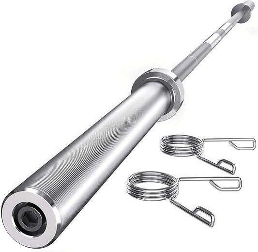 7 ft Weight Bar, Olympic Bar for Weightlifing, Olympic Weights and Chrome Bar for Strength Training Olympic Weight Lifting Barbell