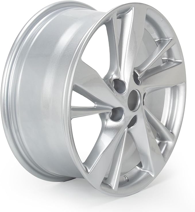 New 17''x7.5'' Aluminum Alloy Replacement for OE Wheel Rim Compatible with Nissan-Altima 2013-2016, Silver, 62593, PCD 5x114.3, Set of 4