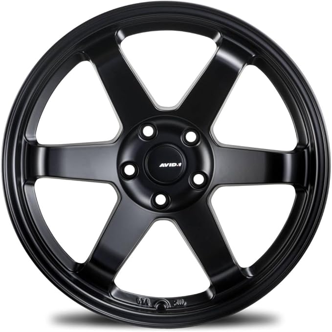 AVID.1 AV-06 Matte Black 18x9.5 Custom Wheel – Fits 5x114 Bolt Pattern with +32 Offset – Lightweight Performance Alloy Wheel – Aggressive Street Style & Track-Ready Car Accessories