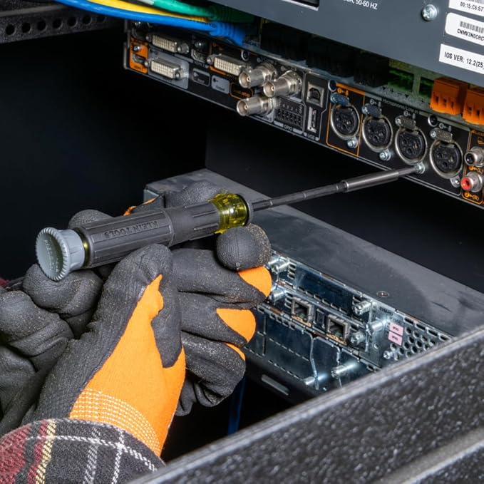 Klein Tools 80177 MODbox Ratcheting Driver Set with MODbox Case Adapter, Modular Tool System Side Rail Attachment, 65 Piece