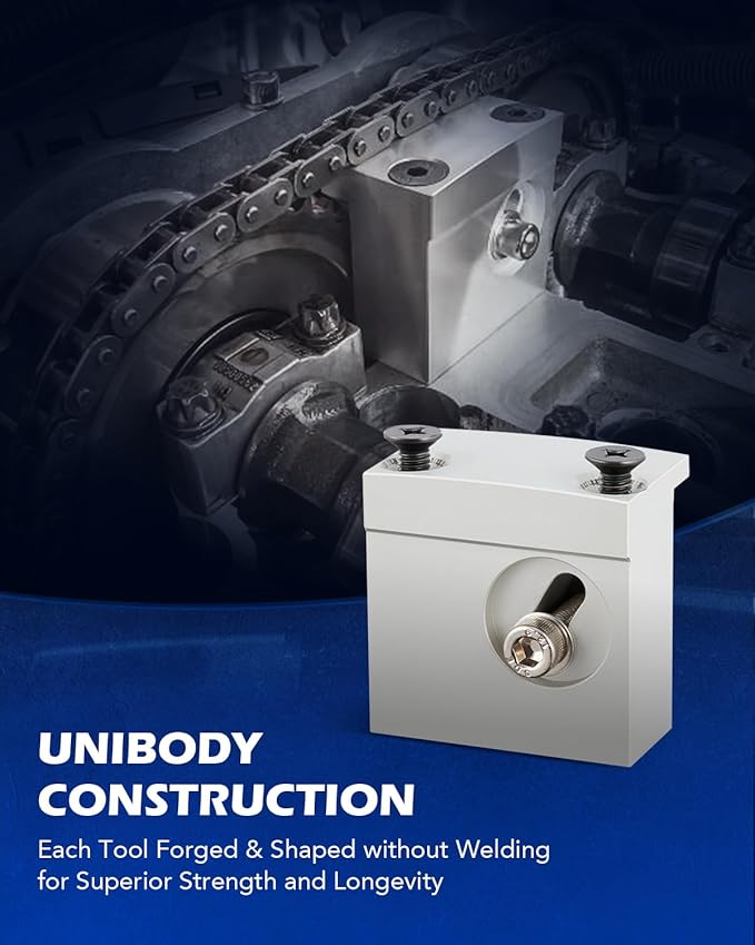 Orion Motor Tech Turbo Engine Timing Tool Kit, Camshaft Alignment and Locking Tool Set, Timing Belt Kit Compatible with 1.0L 1.2L 1.4L Chevy Cruze Vauxhall Opel More, 7pc Timing Chain Replacement Set