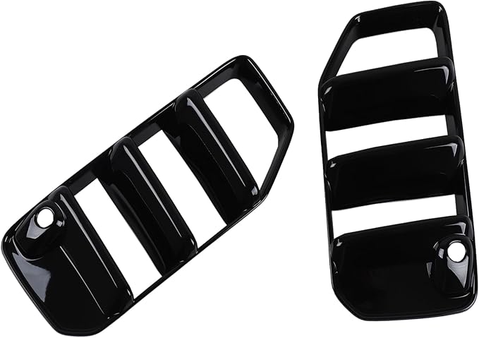 Front Bumper Guards Cover Compatible with Mercedes-Benz G Class G63 2025+, Front Lower Bumper Cover Grille Lower Side Air Intake Air Vent Outlet Decorative Trim Auto Accessories (Glossy Black)