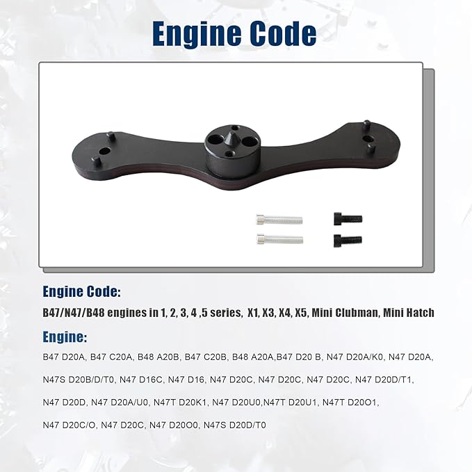 AUCERAMIC Balance Shaft Alignment Timing Tool Kit Fit for BMW B47 B48 N47 Engine for 1, 2, 3, 4, 5 Series, X1, X3, X4, X5 Replace# 2288054,118750,118790, 118791,118792,118793