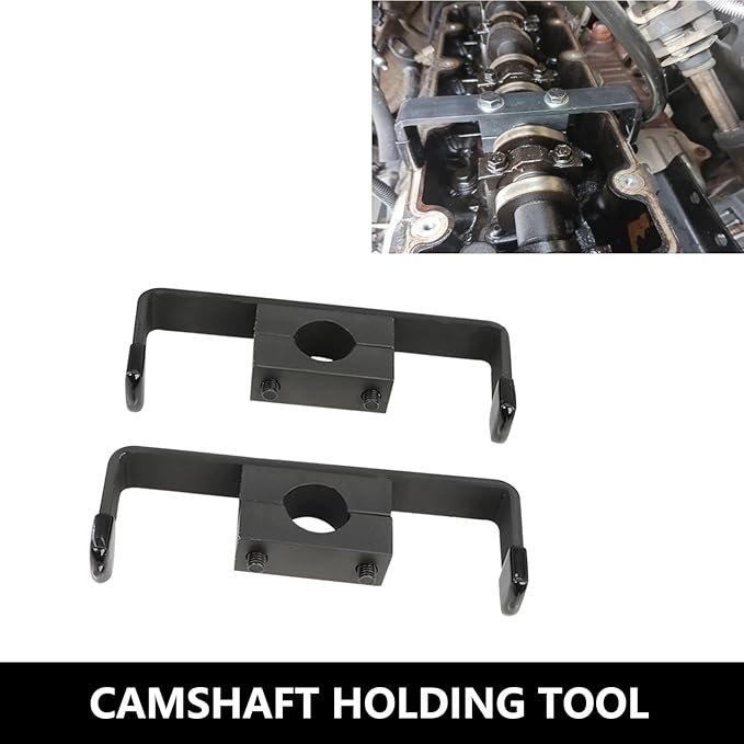 Engine Timing Tool Kit Compatible with Ford 4.6L 5.4L 6.8L 2-Valve and 4-Valve Engine with Valve Spring Compressor Tool, Camshaft Holding Tool, Crankshaft Positioning Tool, Camshaft Positioning Tool