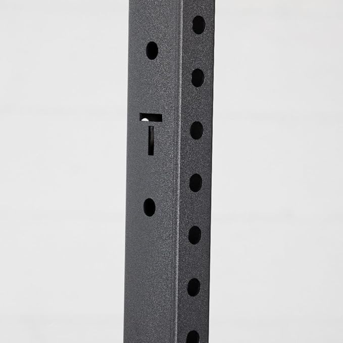 Titan Fitness T-3 Series 73.5" Squat Stand, 1,000 LB Capacity, Short Squat Rack for Home Gym, Space Saving Power Rack with Westside Hole Spacing, J-Hooks