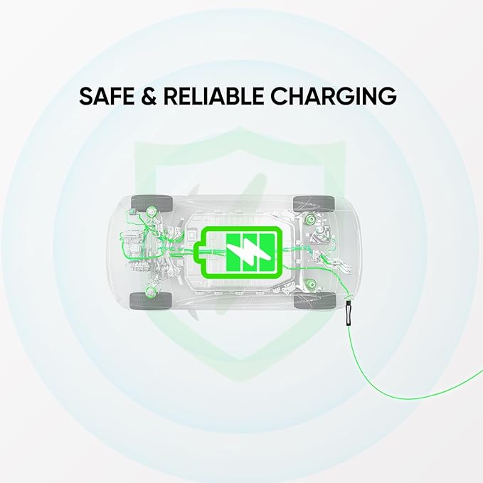 Level 1-2 Tesla Charger - 110-240V, 16 Amp, NEMA 6-20 Plug with NEMA 5-15 Adapter - Portable Electric Car Charger for Tesla - Compatible with All Tesla Models X/Y/3/S