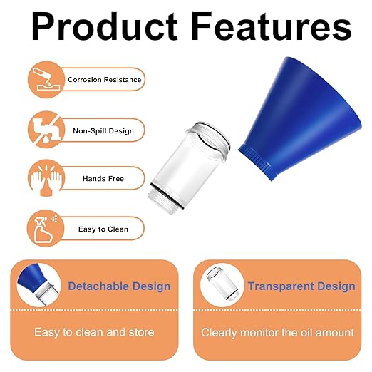 Funnels for Automotive Use, Engine Oil Change Tool for Toyota,Lexus,Scion,Camry,Corolla,RAV4,Tacoma,Highlander,Sienna,Tundra,RX350