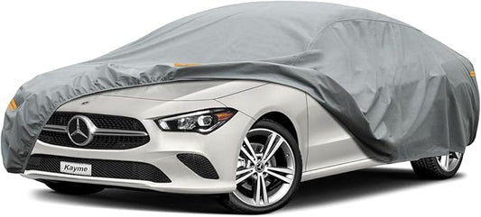 Kayme Heavy Duty Car Cover Custom Fit Mercedes-Benz CLA (2013-2025) Waterproof All Weather for Automobiles, Full Exterior Covers Sun Rain UV Protection.（Deliver About 3-10 Days）