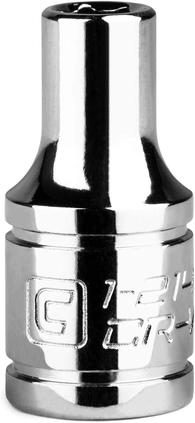 Capri Tools Shallow Socket, 1/4-Inch Drive, 6-Point, Metric (4.5 mm)