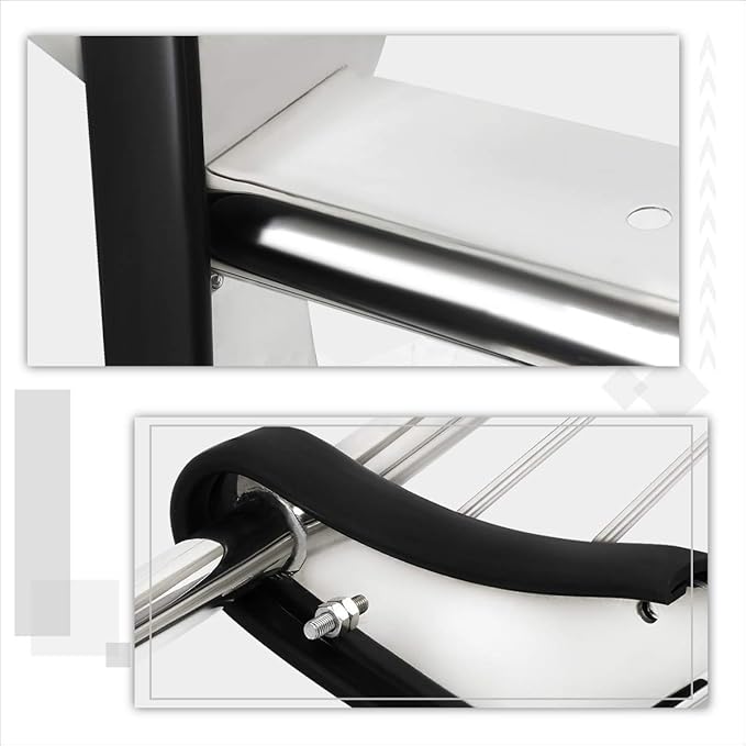 Compatible with Ford F150-F350/Bronco 92-97 Front Bumper Brush Grille Guard Protector,Chrome