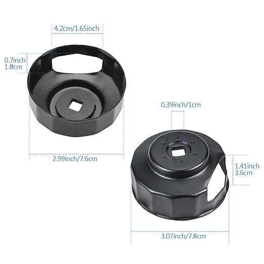 Motorcycle Oil Filter Wrench & Primary Case & Crankcase Fill Funnel & Drip Free Oil Filter Funnel Set Fit for Harley Touring Sporster Dyna (with Wrench)