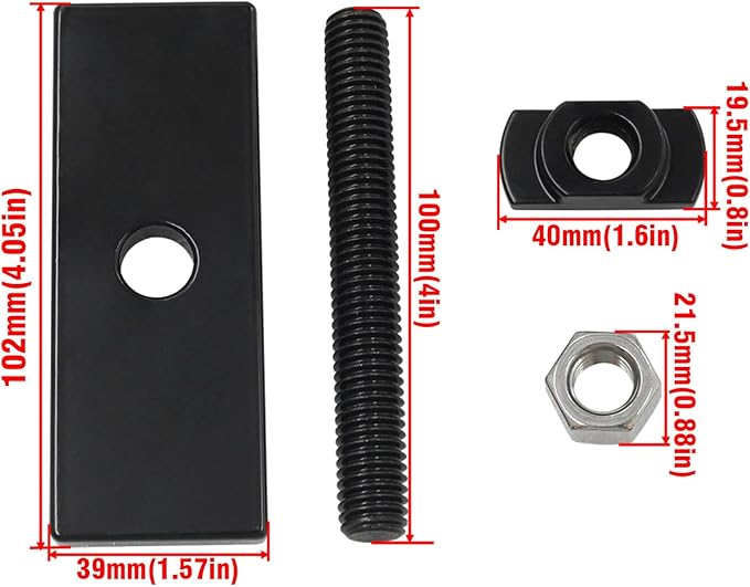 Needle Bearing Puller Tool Compatible with Toyota 8 Inche Clamshell Front CV Axle（Black）