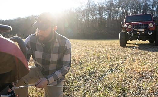 Warrior Winches Gladiator 12500lbs Winch 12v Electric Winch with Steel Rope with Wired/Wireless Remote and Powerful Motor, IP68 Waterproof Electric Winch, for Offroad, Jeeps, SUVs, 4x4, Truck Winch