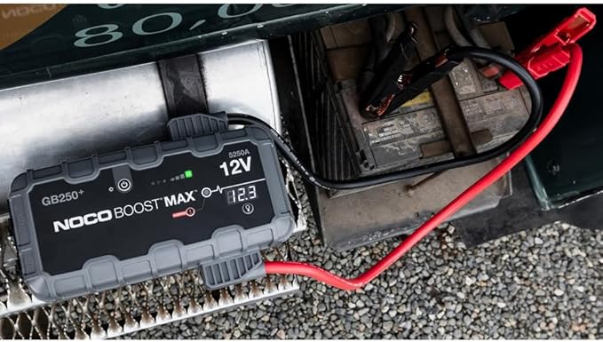 NOCO Boost Max GB250: 5250A UltraSafe Jump Starter – 12V Lithium Battery Booster Pack, Portable Jump Box, Power Bank & Jumper Cables - for 16L Gas and Diesel Engines