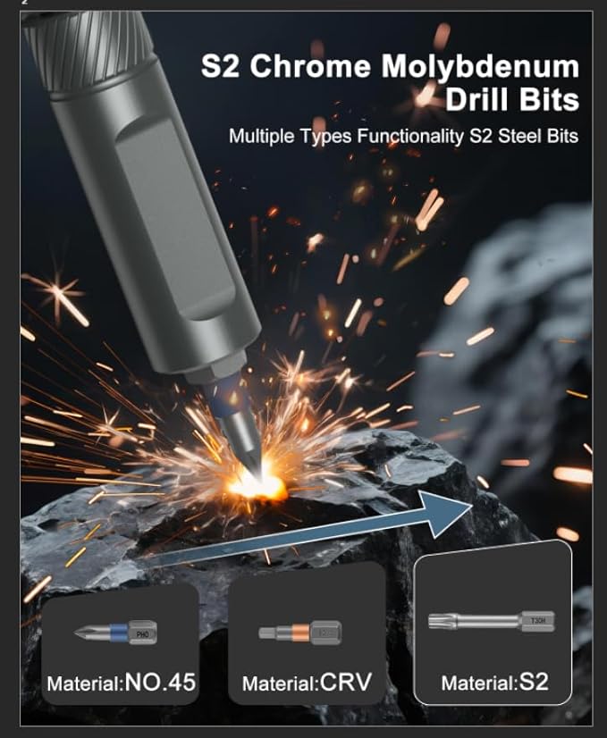 Upgraded 42 in 1 Magnetic Screwdriver Set, Ankilo DIY Ratchet Screwdriver Set, Multi Bit Magnetic Drive with 40 PCS Magnetic Bits, Portable Repair Tool Kit for Home, Bike Repairs for Christmas Gifts