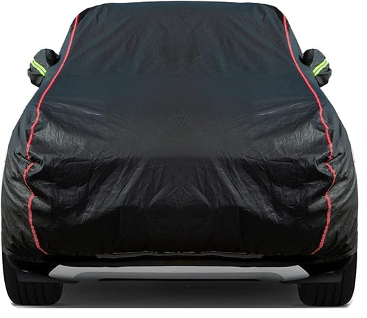 Breathable New Material, Waterproof Car Cover, Locks and Zipper Doors, Sunscreen Waterproof UV Prevention Snowproof Wind and Windproof,Suitable for Indoor Outdoor,for SUV (201" to 211") B13