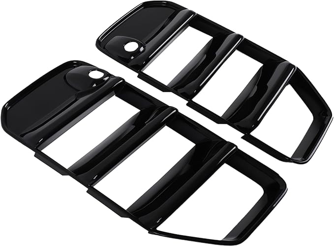 Front Bumper Guards Cover Compatible with Mercedes-Benz G Class G63 2025+, Front Lower Bumper Cover Grille Lower Side Air Intake Air Vent Outlet Decorative Trim Auto Accessories (Glossy Black)