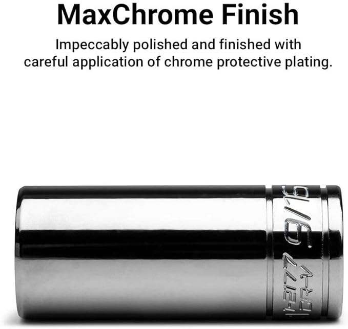 Capri Tools Deep Socket, 1/4-Inch Drive, 6-Point, Metric (4.5 mm)