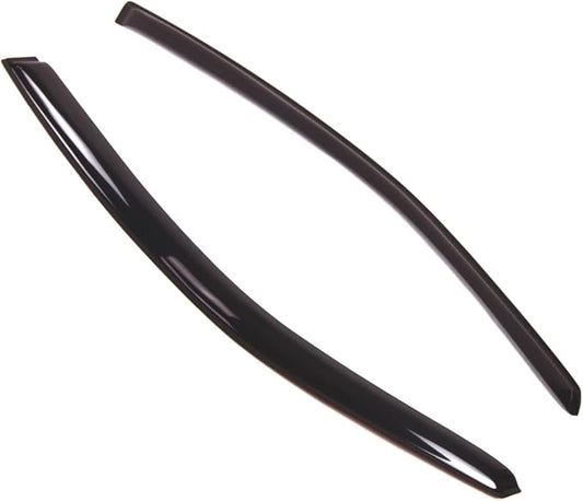 Tuningpros WD2-374 Dark Smoke 2 Pcs Set Window Visor (Outside Mount) Deflector Rain Guard Compatible with 1997-2003 Pontiac Grand Prix Coupe