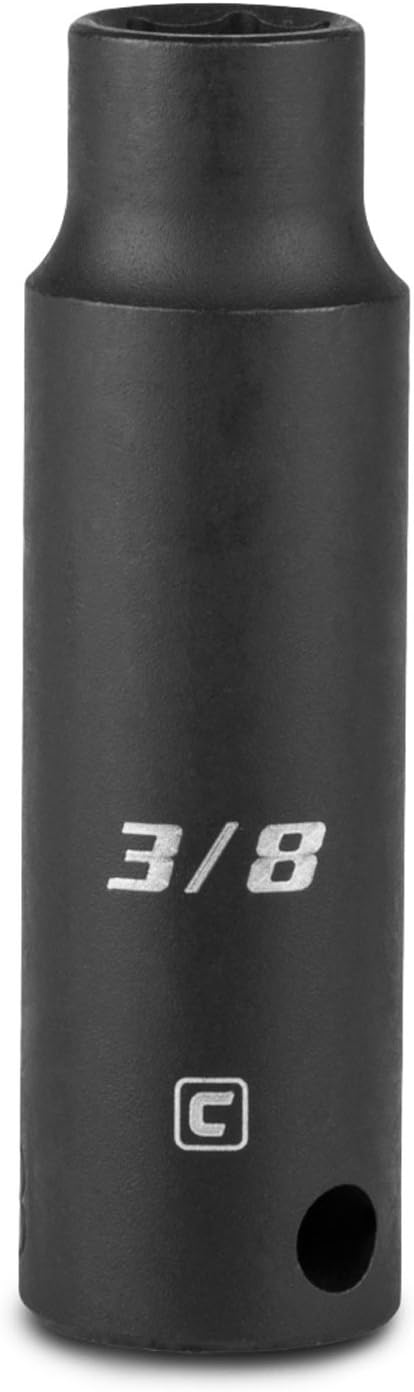 Capri Tools 3/8-Inch Deep Impact Socket, 3/8-Inch Drive, 6-Point, SAE