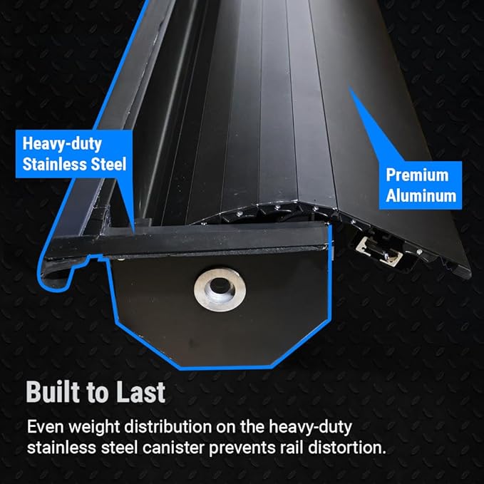 Syneticusa AR Automatic Retract Hard Tonneau Cover Fits 2009-2026 Dodge Ram 1500 5'7" (67.4”) Truck Bed Waterproof Off Road Retractable