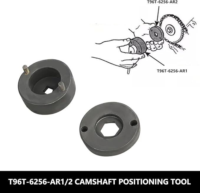 Engine Timing Tool Kit Compatible with Ford 4.6L 5.4L 6.8L 2-Valve and 4-Valve Engine with Valve Spring Compressor Tool, Camshaft Holding Tool, Crankshaft Positioning Tool, Camshaft Positioning Tool