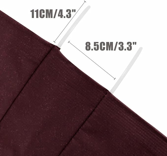 RV Awning Fabric Replacement Standard Grade Premium Vinyl 1000D Universal Fit 12-22 Feet Cold-Crack Tested at -25°F Reinforced RV Awning Replacement Fabric(15'(Fabric 14'2"), Burgundy Fade)