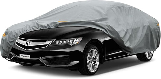 Kayme Heavy Duty Car Cover Custom Fit Acura ILX (2013-2025) Waterproof All Weather for Automobiles, Full Exterior Covers Sun Rain UV Protection.（Deliver About 3-10 Days）