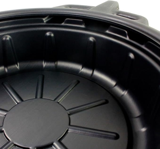 Capri Tools CP21021 Portable Oil Drain Pan, Anti-Freeze, Black