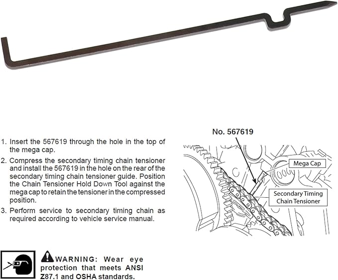 DPTOOL Camshaft Holding Tool Timing Alignment Holder Tool Set Kit for Ford Lincoln Mercury 3.5L 3.7L 4V Engines Replace 303-1248 303-1530 Replacement for OTC 6682