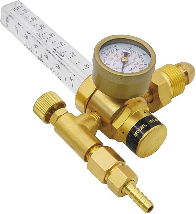 191 Argon Flowmeter and Gas Regulator CGA580 Inlet