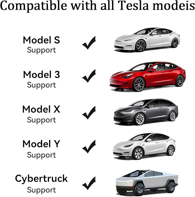 Level 1/2 EV Tesla Charger,16A 120V/240V Tesla Home Charging Station, 21FT Cable NEMA 6-20 Plug NEMA 5-15 Adapter, NACS Connector, Travel Portable Wall Charger for Tesla Model Y/3/S/X