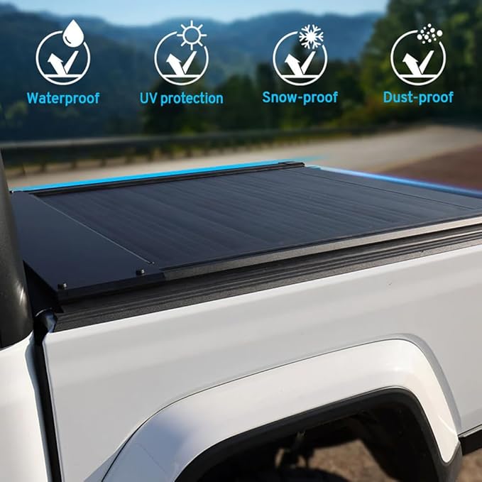 Syneticusa ER Power Retract Hard Tonneau Cover Fits 2016-2026 Toyota Tacoma 6ft Truck Bed Waterproof Accessories Retractable