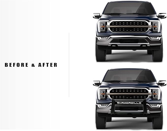 Armordillo 8714133 BR1 Series Bull Bar - Matte Black Fits 2019-2024 Dodge Ram 2500/3500